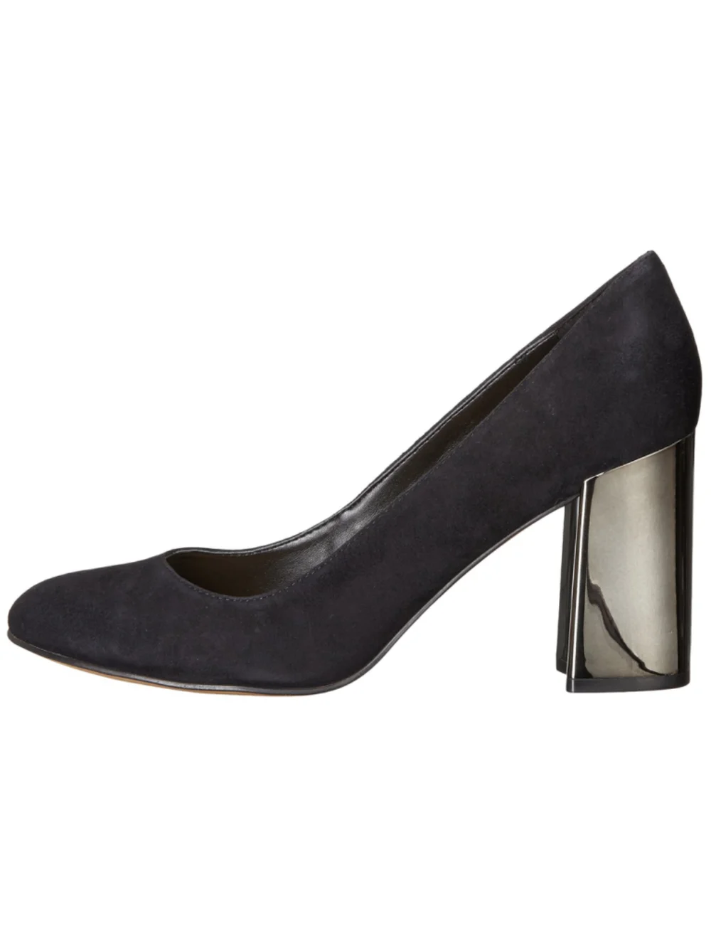 Mark Fisher Women’s Black Almond Toe Block Heel Pumps Size 7M